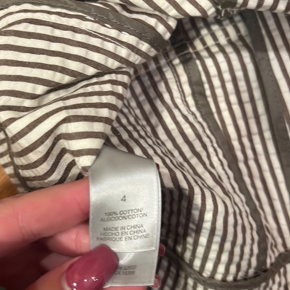 City Dkny Woman’s Striped Lightweight Blazer Size 4 - Picture 7 of 7